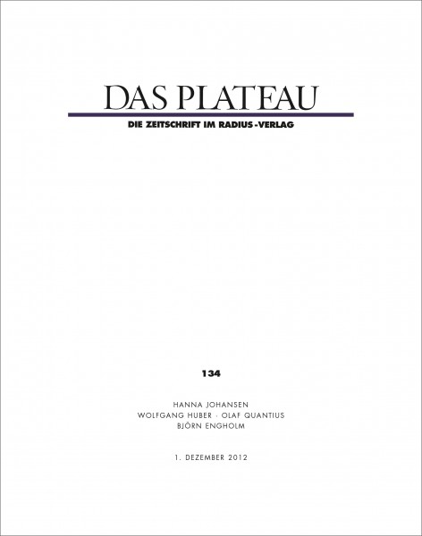 DAS PLATEAU No 134
