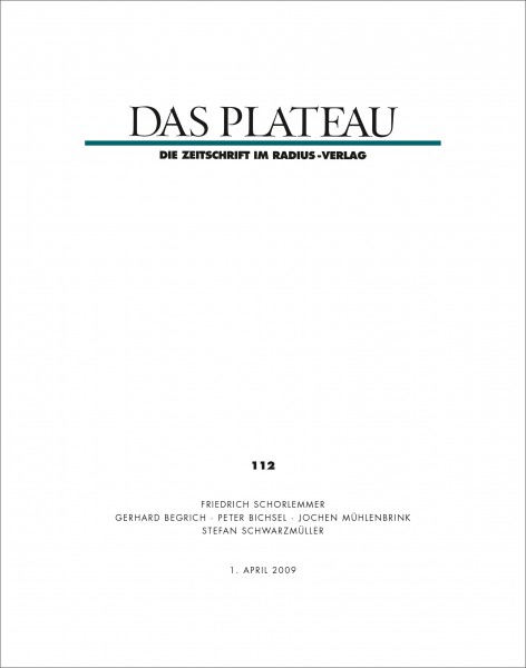 DAS PLATEAU No 112