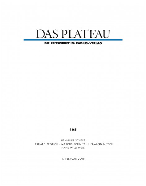 DAS PLATEAU No 105