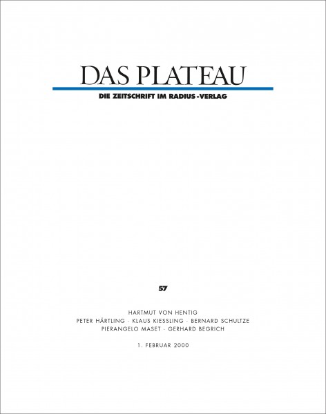 DAS PLATEAU No 57