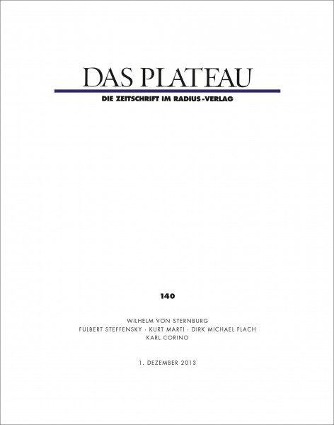 DAS PLATEAU No 140
