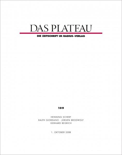 DAS PLATEAU No 109