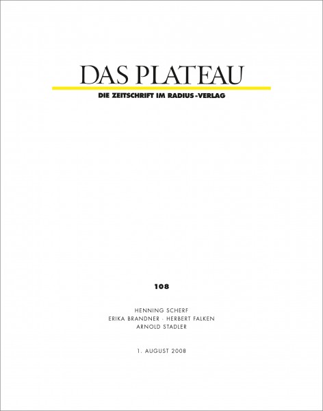 DAS PLATEAU No 108