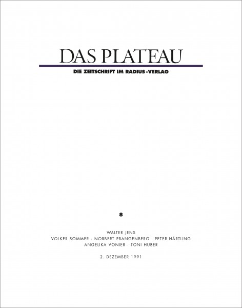 DAS PLATEAU No 8